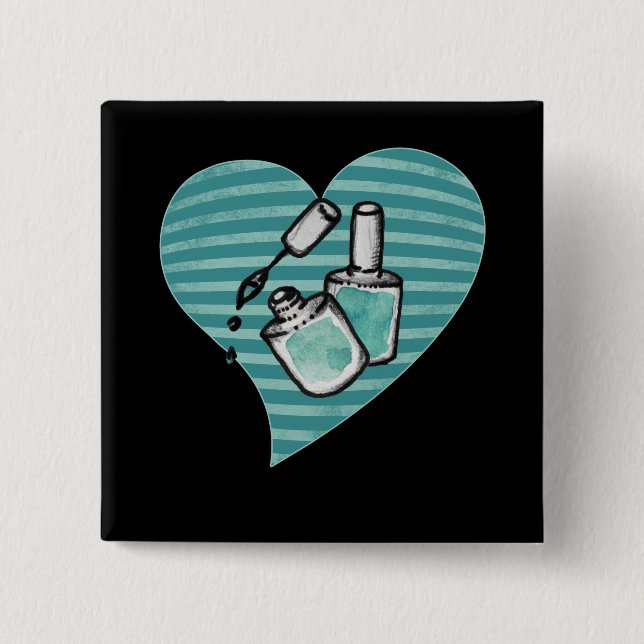 Politiken Teal Nagel Knapp (Framsida)