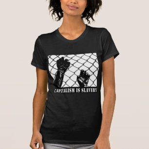 Politisk anarkistt-skjorta anti-kapitalist punk t-shirt