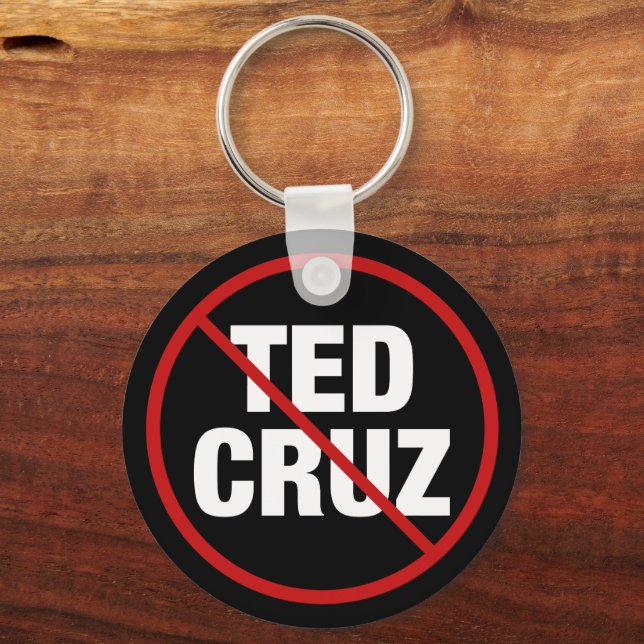 Politisk antiTed Cruz Texas Democrat Nyckelring (Framsida)