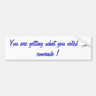 politisk åsikt bildekal