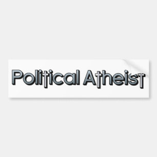 Politisk Ateist Bildekal