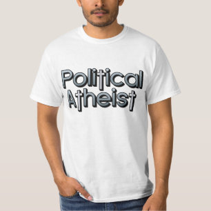 Politisk ateist t shirt