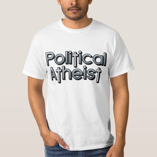 Politisk ateist t shirt (Framsida)