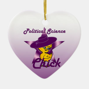 Politisk Chick #9 Julgransprydnad Keramik