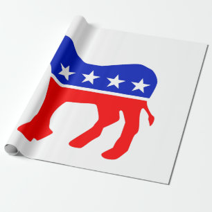Politisk Emblem i Demokratiska Party (Donkey) Presentpapper