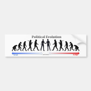 Politisk evolution bildekal