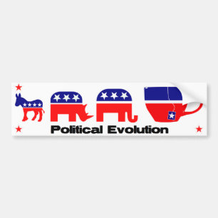 Politisk evolution bildekal