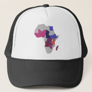Politisk geografi i karta Afrika Kontinent Keps