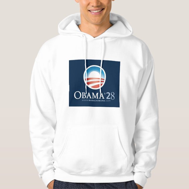 Politisk Hoodie Obama 2028... Gavin Newsom (Framsida)