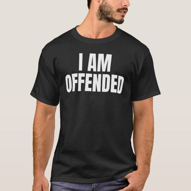 Politisk Im Offted Arg Coola Dry Humor T Shirt (Framsida)