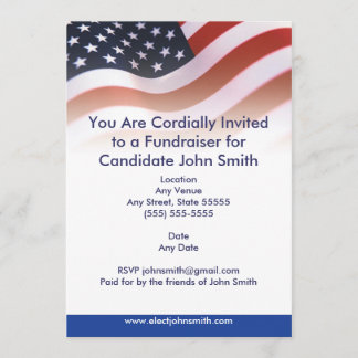 Politisk inbjudan för flagga