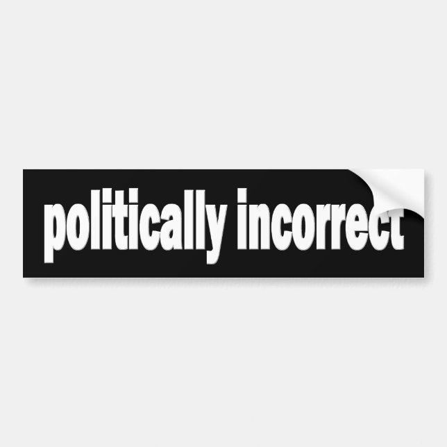 Politisk inkorrekt dekal (Framsidan)