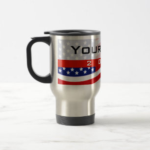 Politisk kampanj CYO-stars och stripes Resemugg