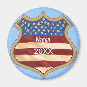 Politisk Kampanj Shield Magnet