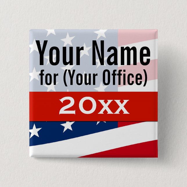 Politisk kampanjNon-Partisan skapar ditt Knapp (Framsida)