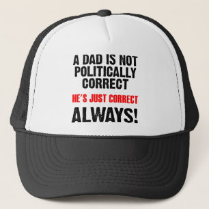 Politisk Korrekt Pappa Alltid Rätt Rolig Keps Hatt
