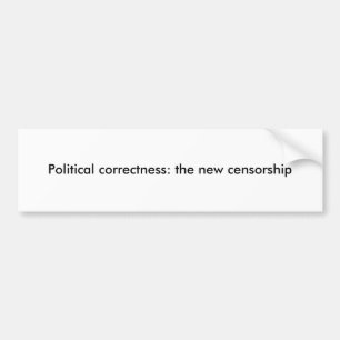 Politisk korrekthet: den nya censuren bildekal