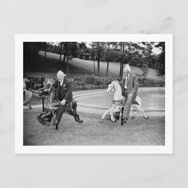 Politisk Merry-Go-Round, 1938 Helg Vykort (Framsida)