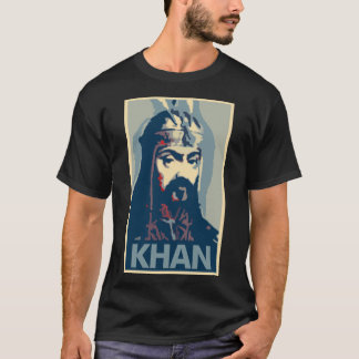 Politisk parodi för Genghis Khan affisch T Shirt