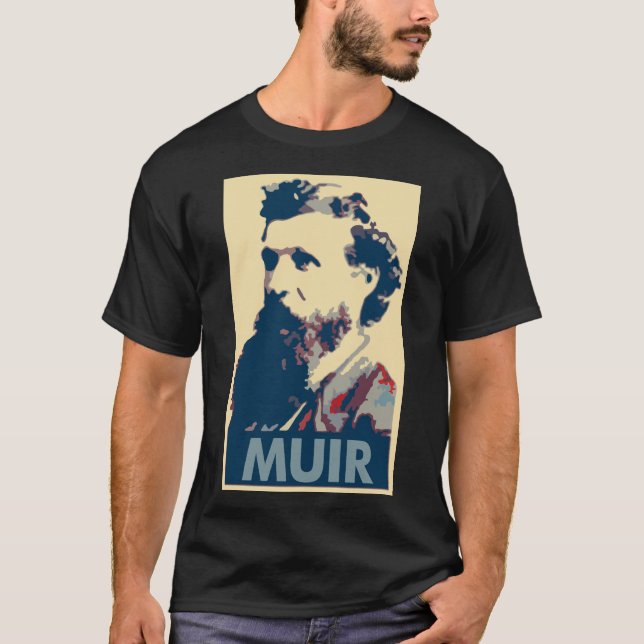 Politisk parodi för John Muir affisch T Shirt (Framsida)