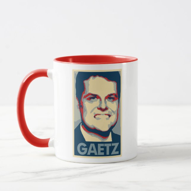 Politisk parodi för Matt Gaetz affisch Mugg (Vänster)