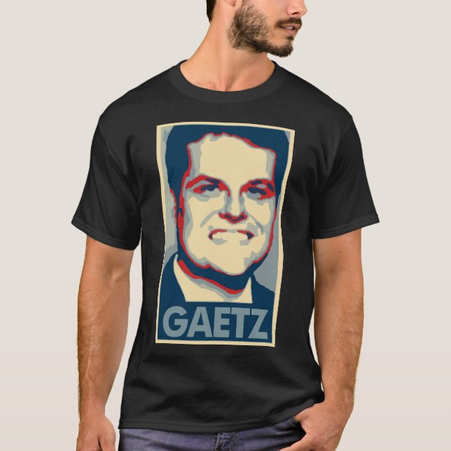 Politisk parodi för Matt Gaetz affisch T Shirt (Framsida)