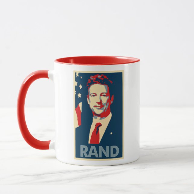 Politisk parodi för RandPaul affisch Mugg (Vänster)