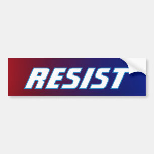 Politisk patriotisk resistens bildekal