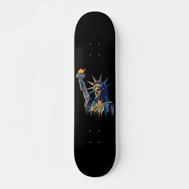 Politisk protestfrihet  mini skateboard bräda 18,5 cm (Framsida)
