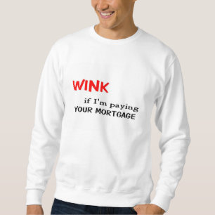 Politisk satir för BLINKNING Sweatshirt