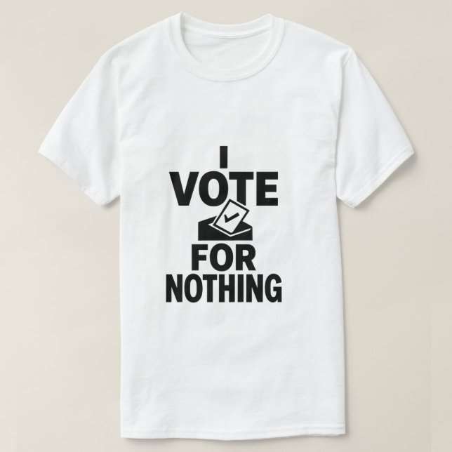Politisk satir minimalistisk meme-design t shirt (Design framsida)