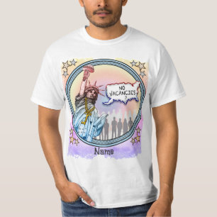 Politisk t-shirt för invandring