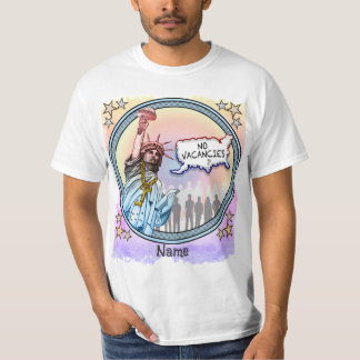Politisk t-shirt för invandring