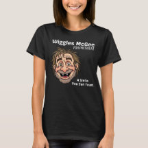 Politisk T-Shirt, Wiggles McGee som president