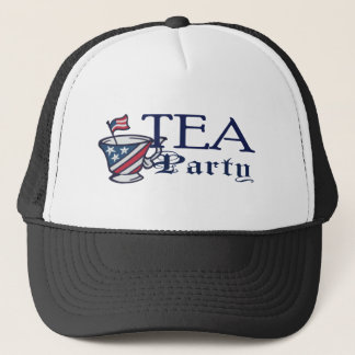 Politisk Teapartyflagga Truckerkeps