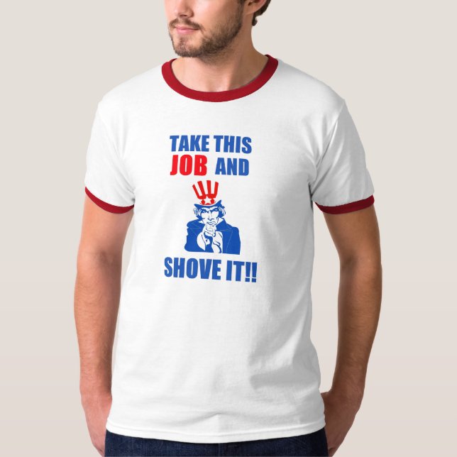 politisk uncle sam t tee shirt (Framsida)