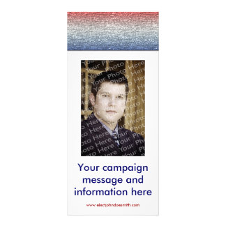 Politisk valkampanjställning Kortmall Reklamkort