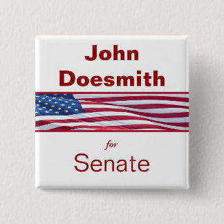 Politisk valknapp för politiska val i Kampanj Knapp