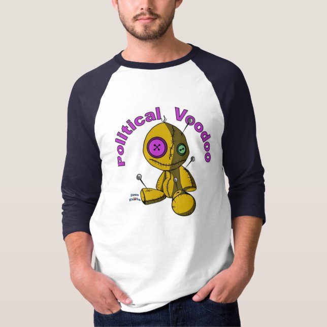 Politisk voodoo t shirt (Framsida)
