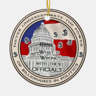 Politiska Billionaires ornament