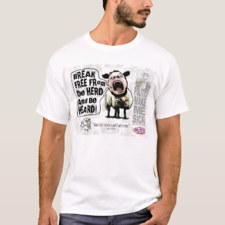 Politiska fårSheople Sheeple skrin T-shirt