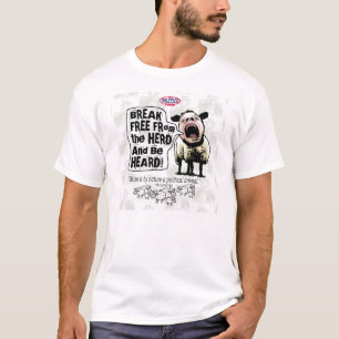 Politiska fårSheople Sheeple skrin Tee