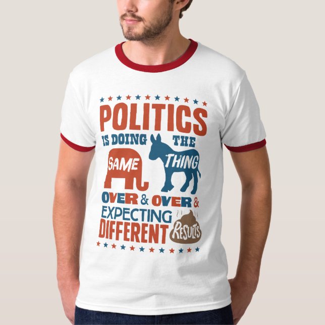 Politiska förväntningar t-shirt (Framsida)