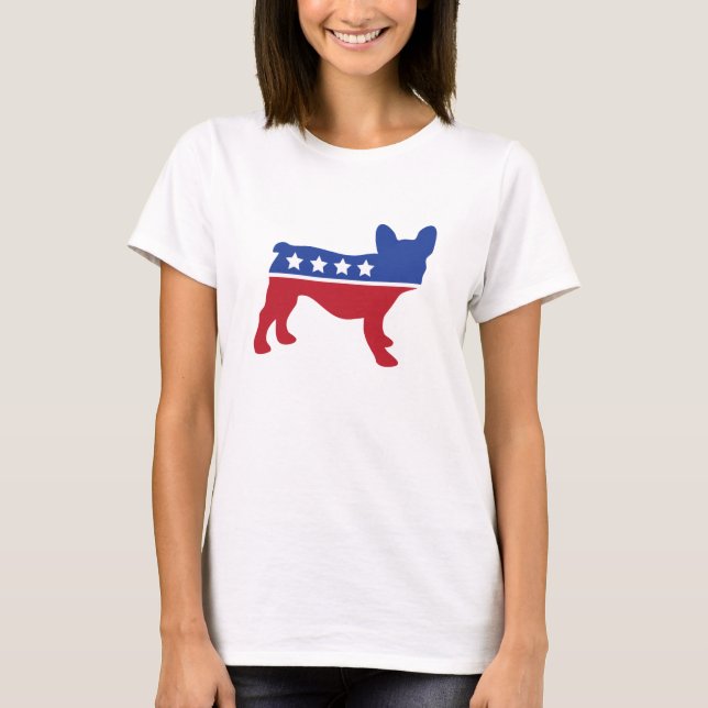 Politiska Frenchie Tee (Framsida)
