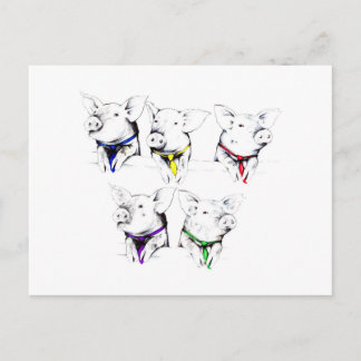 Politiska Grisar (vykort) Vykort