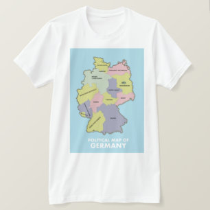 Politiska karta i Tyskland T Shirt