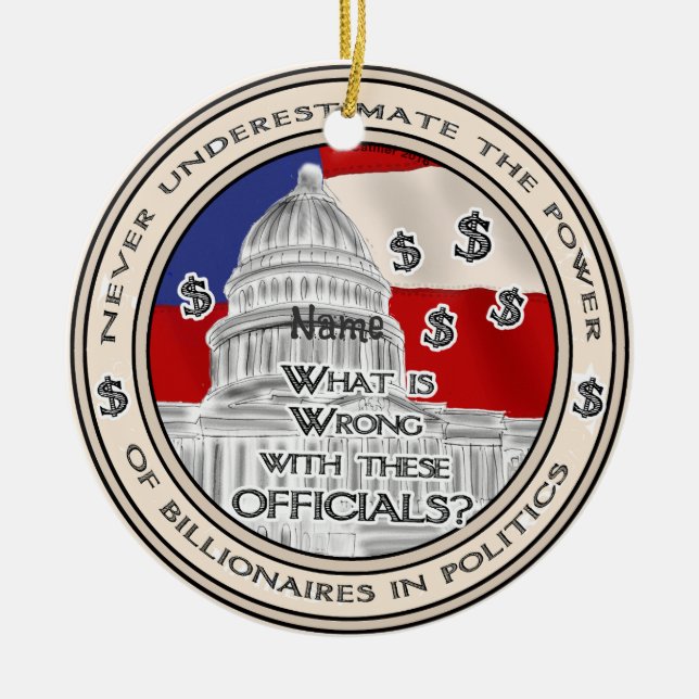 Politiska miljardärer ornament (Framsidan)
