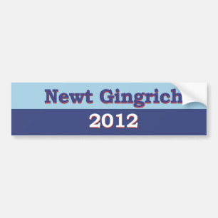 Politiska Newt Gingrich Bildekal