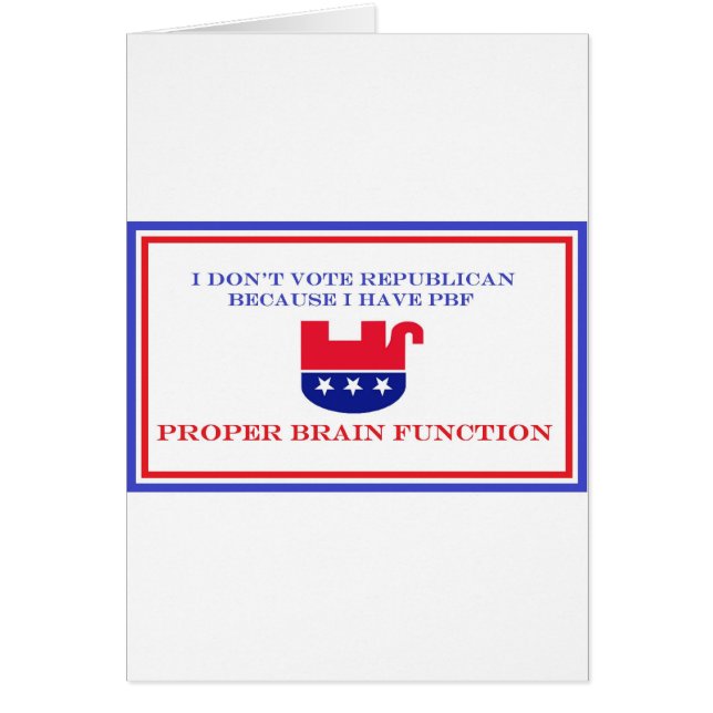 Politiska objekt hälsningskort (Framsidan)