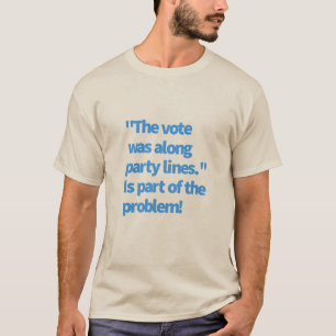 Politiska Party Linjer T Shirt